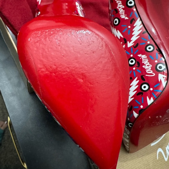 Red Christian Louboutin heels - Picture 11 of 13